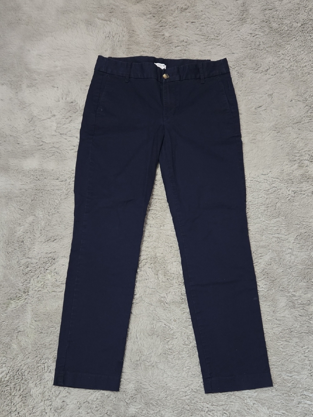 J.Crew navy blue chino slim staight fit pants size 2